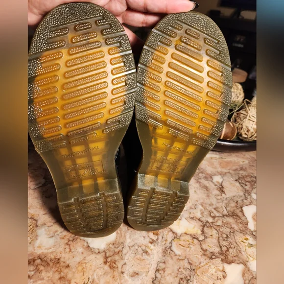 Dr. Martens Black Combat Boots with Chunky Sole - Picture 6 of 6